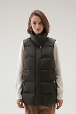 Woolrich Clothing - Woolrich Alsea Padded Vest Dark Green Women DL82320 Clothing