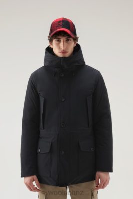 Woolrich Clothing - Woolrich Arctic Parka in Stretch Nylon Black Men DL82818 Clothing