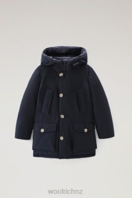 Woolrich Clothing - Woolrich B Arctic Parka in Ramar with Protective Hood Melton Blue Boys DL82929 Clothing