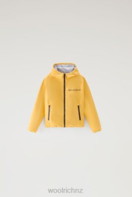 Woolrich Clothing - Woolrich B Ryker Hooded Jacket in Urban Touch Fire Yellow Boys DL82902 Clothing