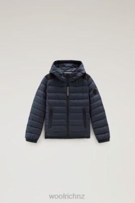 Woolrich Clothing - Woolrich B Sundance Down Jacket with Hood Melton Blue Boys DL82863 Clothing