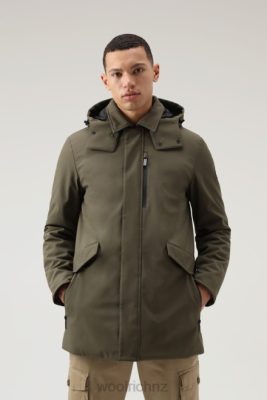 Woolrich Clothing - Woolrich Barrow Mac Softshell Coat Dark Green Men DL82827 Clothing