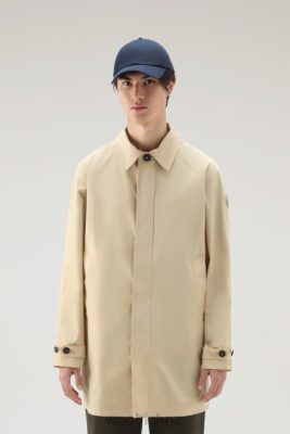 Woolrich Clothing - Woolrich City Carcoat in Urban Touch Beach Sand Men DL82452 Clothing