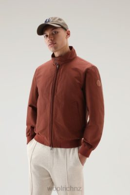 Woolrich Clothing - Woolrich Cruiser Bomber in Light Eco Ramar Warm Brown Heather Men DL82581 Clothing