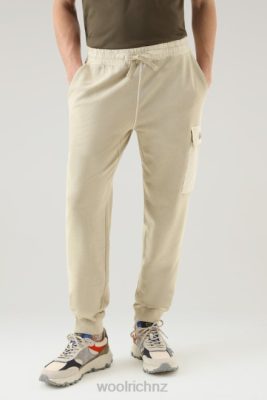 Woolrich Clothing - Woolrich Garment-Dyed Cargo Pants in Pure Cotton Beach Sand Men DL82458 Clothing