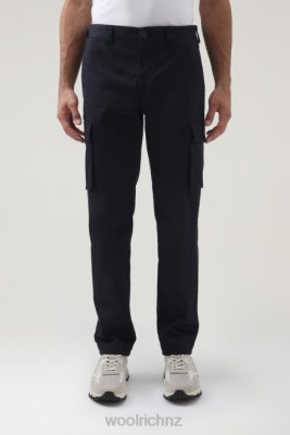 Woolrich Clothing - Woolrich Garment-Dyed Stretch Cotton Cargo Pants Melton Blue Men DL82719 Clothing