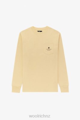 Woolrich Clothing - Woolrich Long Sleeve Back Graphic Printed T-shirt-Aime Leon Dore Straw Men DL82779 Clothing