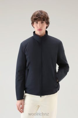 Woolrich Clothing - Woolrich Padded Sailing Bomber Melton Blue Men DL82557 Clothing
