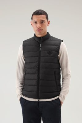 Woolrich Clothing - Woolrich Padded and Quilted Sundance Vest Black Men DL82611 Clothing