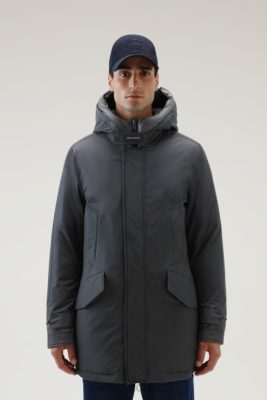 Woolrich Clothing - Woolrich Polar Parka with High Collar Grey Shadow Men DL82830 Clothing