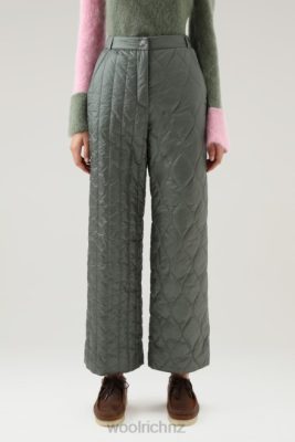 Woolrich Clothing - Woolrich Quilted Trousers-Danielle Cathari Thyme Green Women DL82230 Clothing