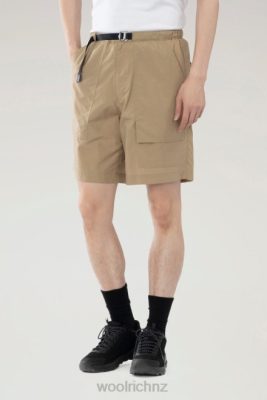 Woolrich Clothing - Woolrich Ranch Shorts in Recycled Nylon Beige Men DL82524 Clothing