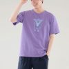 Woolrich Clothing - Woolrich Sheep T-shirt in Pure Cotton Purple Men DL82605 Clothing
