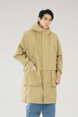 Woolrich Clothing - Woolrich Waterproof 3-in-1 Ridge Long Parka Beige Men DL82608 Clothing