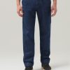 Woolrich Clothing - Woolrich Worker Jeans in Cotton Blue Stone Men DL82671 Clothing