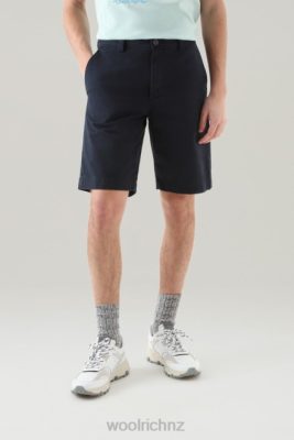 Woolrich NZ - Woolrich Garment-Dyed Chino Shorts 1 Melton Blue Men DL82379 Clothing