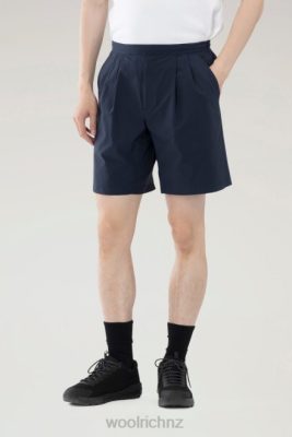 Woolrich NZ - Woolrich High Aeration Shorts in Stretch Ripstop Navy Men DL82541 Clothing