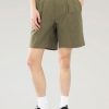 Woolrich NZ - Woolrich High Aeration Shorts in Stretch Ripstop Olive Men DL82529 Clothing
