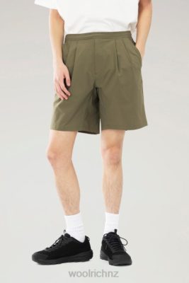 Woolrich NZ - Woolrich High Aeration Shorts in Stretch Ripstop Olive Men DL82529 Clothing