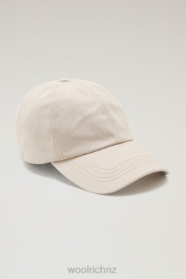 Woolrich NZ - Woolrich Logo Baseball Cap in Blend Cotton Beach Sand Unisex DL82142 Accessories