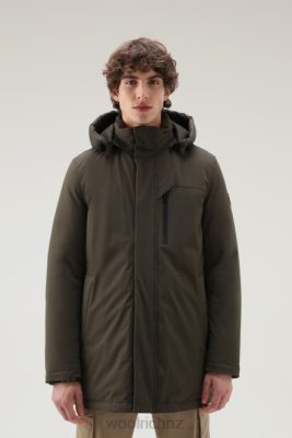 Woolrich NZ - Woolrich Mountain Stretch Parka Dark Green Men DL82832 Clothing