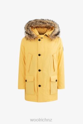 Woolrich NZ - Woolrich Parka with Detachable Faux Fur-Aime Leon Dore Banana Cream Men DL82715 Clothing