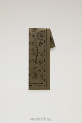 Woolrich NZ - Woolrich Roadtrip Printed Bandana in Pure Cotton Likene Unisex DL82118 Accessories