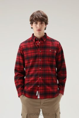 Woolrich NZ - Woolrich Traditional Flannel Check Shirt Red Hunting Men DL82679 Clothing
