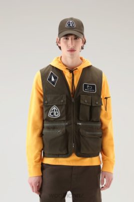 Woolrich NZ - Woolrich Trails Vest in Light Eco Ramar Dark Green Men DL82463 Clothing