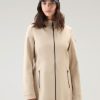 Woolrich NZ - Woolrich Waterproof Leavitt Summer Parka Feather Beige Women DL82121 Clothing