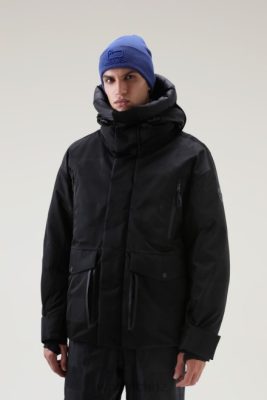 Woolrich NZ - Woolrich Waterproof Shelter Mountain Ski Jacket with Adjustable Hood Black Men DL82724 Clothing