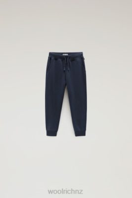 Woolrich Parka - Woolrich B Fleece Sweatpants Melton Blue Boys DL82876 Clothing