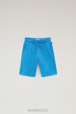 Woolrich Parka - Woolrich B Shorts in Pure Cotton Campanula Blue Boys DL82870 Clothing