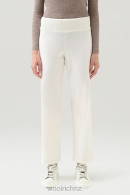 Woolrich Parka - Woolrich Cashmere and Wool Blend Pants Milky Cream Women DL82273 Clothing
