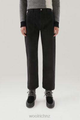 Woolrich Parka - Woolrich Denim Pants in Cotton Black Women DL82249 Clothing