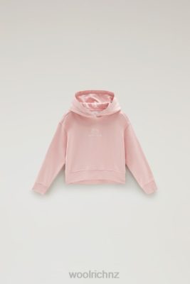 Woolrich Parka - Woolrich G Essential Pure Cotton Hoodie Candy Pink Girls DL82900 Clothing