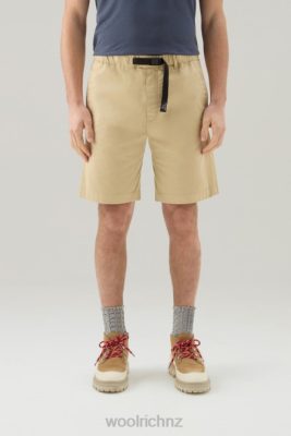 Woolrich Parka - Woolrich Garment-Dyed Chino Shorts in Stretch Cotton Beach Sand Men DL82582 Clothing