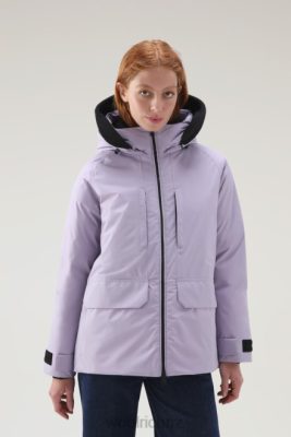 Woolrich Parka - Woolrich Harveys Waterproof Jacket in Pertex Revolve Lilac Dawn Women DL82261 Clothing
