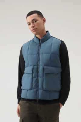 Woolrich Parka - Woolrich Heritage Terrain Vest Blue Lake Men DL82672 Clothing