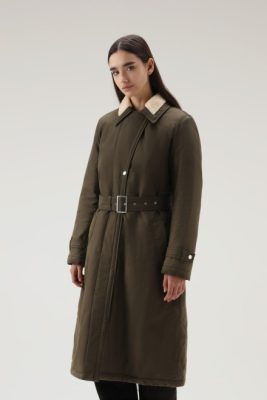 Woolrich Parka - Woolrich Latimore Coat with PrimaLoft Padding Dark Green Women DL82234 Clothing