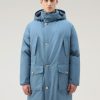Woolrich Parka - Woolrich Long Byrd Parka Winter Sky Men DL82765 Clothing