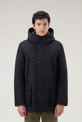 Woolrich Parka - Woolrich Mountain GORE-TEX Waterproof Parka with Hood Off Black Men DL82819 Clothing