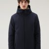 Woolrich Parka - Woolrich Pacific Softshell Jacket Melton Blue Men DL82828 Clothing