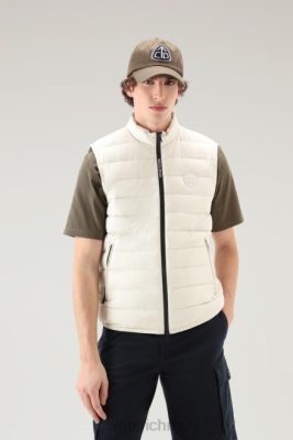 Woolrich Parka - Woolrich Padded and Quilted Sundance Vest Milky Cream Men DL82411 Clothing