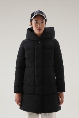 Woolrich Parka - Woolrich Puffy Prescott Parka in Urban Touch Black Women DL82207 Clothing
