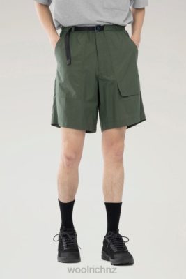 Woolrich Parka - Woolrich Ranch Shorts in Recycled Nylon Green Men DL82504 Clothing