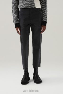 Woolrich Parka - Woolrich Stretch Cotton Twill Pants Black Women DL82288 Clothing