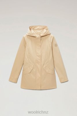 Woolrich Parka - Woolrich Summer Parka in Urban Touch Feather Beige Women DL82195 Clothing