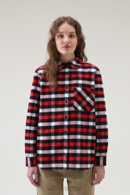 Woolrich Parka - Woolrich Traditional Check Flannel Shirt Red Black Buffalo Women DL82237 Clothing