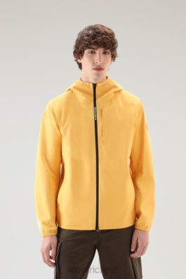 Woolrich Parka - Woolrich Waterproof Pacific Hooded Jacket Burnt Yellow Men DL82450 Clothing